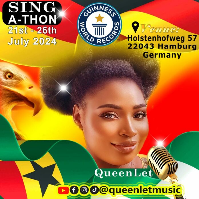QueenLet (Leticia Hars) embarks on Sing-A-Thon