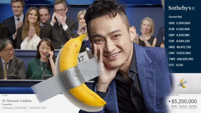 Most Expensive Banana, Justin Sun