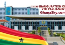 Inauguration of the Ghana's 9th Parliament