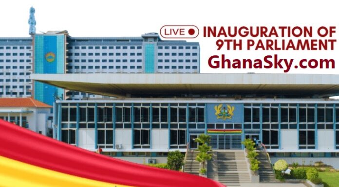 Inauguration of the Ghana's 9th Parliament