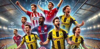 DebrichGroup.com | PSV Eindhoven, Bayern Munich, Borussia Dortmund, Bayer Leverkusen, and Arsenal — celebrating their victories