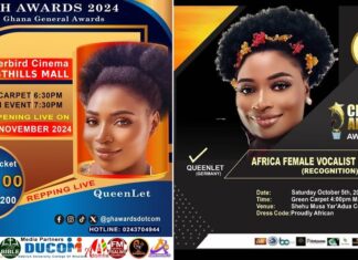 QueenLet honoured with Africa Female Vocalist of the Year and Sing-A-Thon Artist of the Year