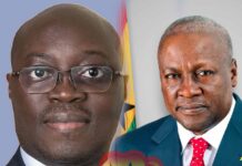 Finance Minister Dr Ato Forson, President John Mahama