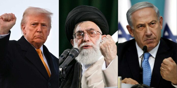 Donald Trump, Ebrahim Raisi, Benjamin Netanjahu