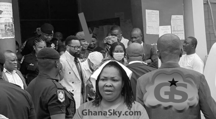 Nana Agradaa Photo At Amasaman High Court