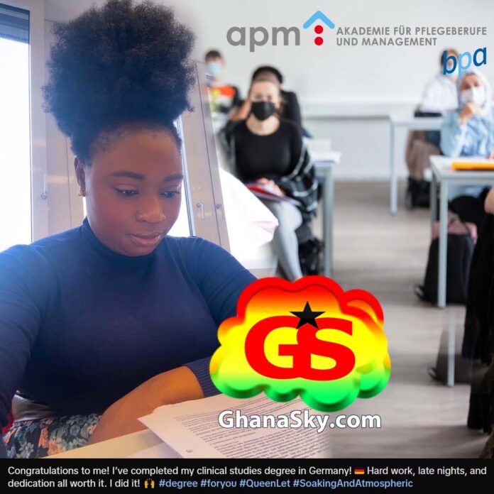 QueenLet celebrates academic degree triumph in Germany at Akademie für Pflegeberufe und Management QueenLet, At Akademie für Pflegeberufe und Management