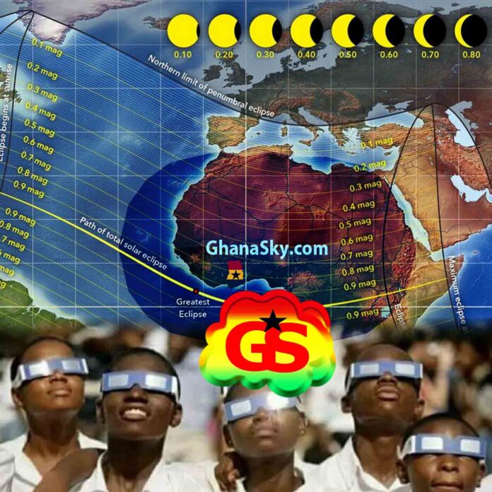 Solar Eclipse to Bring 6 Minutes of Darkness Over Parts of Earth in August 2027 & Ghana’s Solar Eclipse Ghana Solar Eclipse, Total Solar Eclipse, August 2027