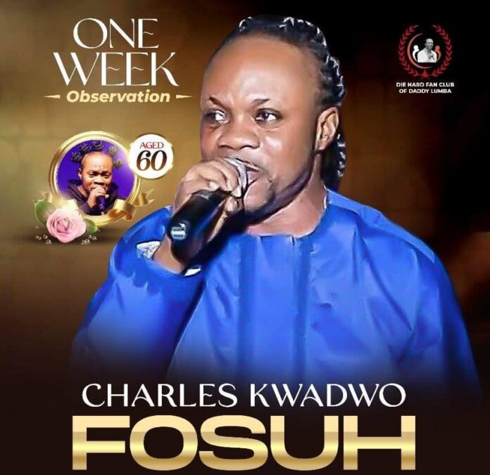 Daddy Lumba One Week Celebration, Daddy Lumba Funeral