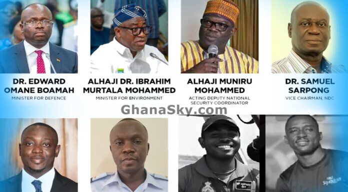 Edward Omane Boamah, Alhaji Ibrahim Murtala Muhammed, Alhaji Muniru Mohammed, Samuel Sarpong, Samuel Aboagye, Peter Bafemi Anala, Ernest Addo Mensah