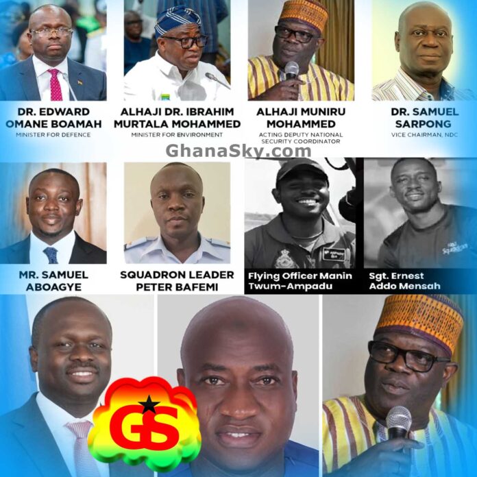 Edward Omane Boamah, Alhaji Ibrahim Murtala Muhammed, Alhaji Muniru Mohammed, Samuel Sarpong, Samuel Aboagye, Peter Bafemi Anala, Ernest Addo Mensah