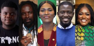 Wode Maya, Denta Amoateng, Rocky Dawuni, Ibrahim Mahama, Anita Erskine, Ghna diplomatic passports