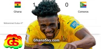 Mohammed Kudus' Goal, Ghana vs Comoros, FIFA World Cup qualifiers