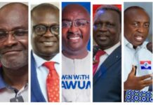 Kennedy Agyapong, Bryan Acheampong, Mahamudu Bawumia, Yaw Osei Adutwum, Kwabena Agyei Agyepong
