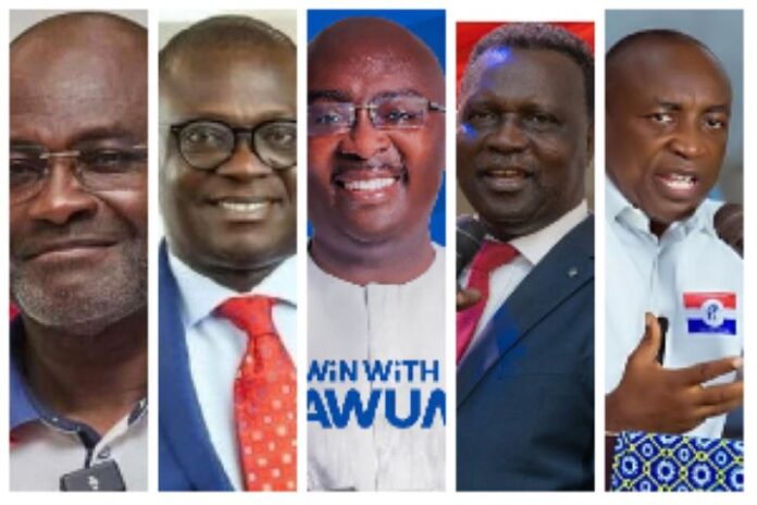 Kennedy Agyapong, Bryan Acheampong, Mahamudu Bawumia, Yaw Osei Adutwum, Kwabena Agyei Agyepong