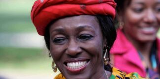 Former First Lady of Ghana, Nana Konadu Agyeman-Rawlings