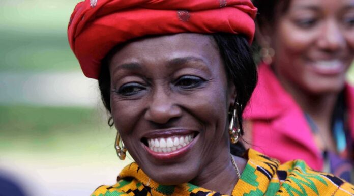 Former First Lady of Ghana, Nana Konadu Agyeman-Rawlings