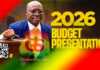 Full Summary Text Of Ghana 2026 Budget Statement Ghana Finance Minister, Dr Cassiel Ato Forson, Ghana 2026 Budget