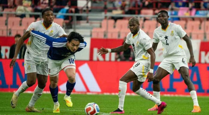 Ghana Black Stars suffered a 2-0 defeat to Japan in friendly match Ghana Black Stars vs Japan highlights, friendly match