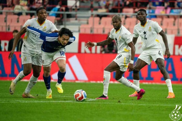 Ghana Black Stars suffered a 2-0 defeat to Japan in friendly match Ghana Black Stars vs Japan highlights, friendly match