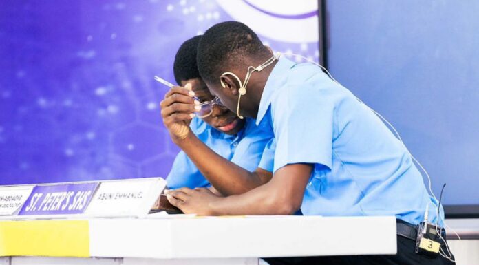 St. Peter’s SHS, nsmq semi finals