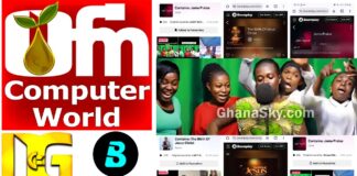 OFM Computer World, Boomplay, Multi Debrich Group, Jama Praise by Lady Mercy, Ethel, Ayaya