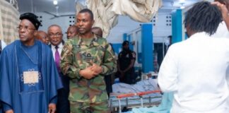 Ghana Parliament donates, Ghana military recruitment stamped