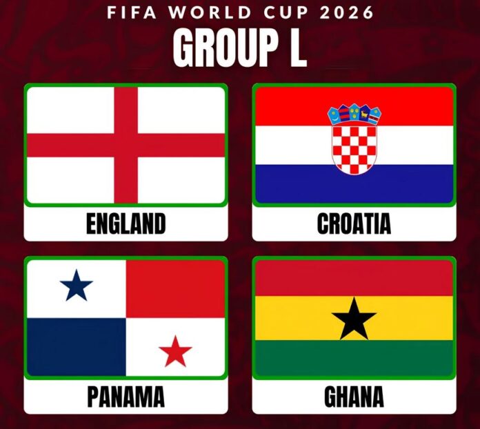 FIFA World Cup 2026™: Ghana is the underdog in Group L based on FIFA World Rankings FIFA World Cup 2026 Group L