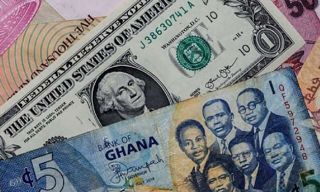 Ghana Cedi Note, US Dollars