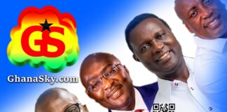 Kennedy Agyapong, Dr Bryan Acheampong, Dr Mahamudu Bawumia, Dr Yaw Osei Adutwum, Kwabena Agyepong