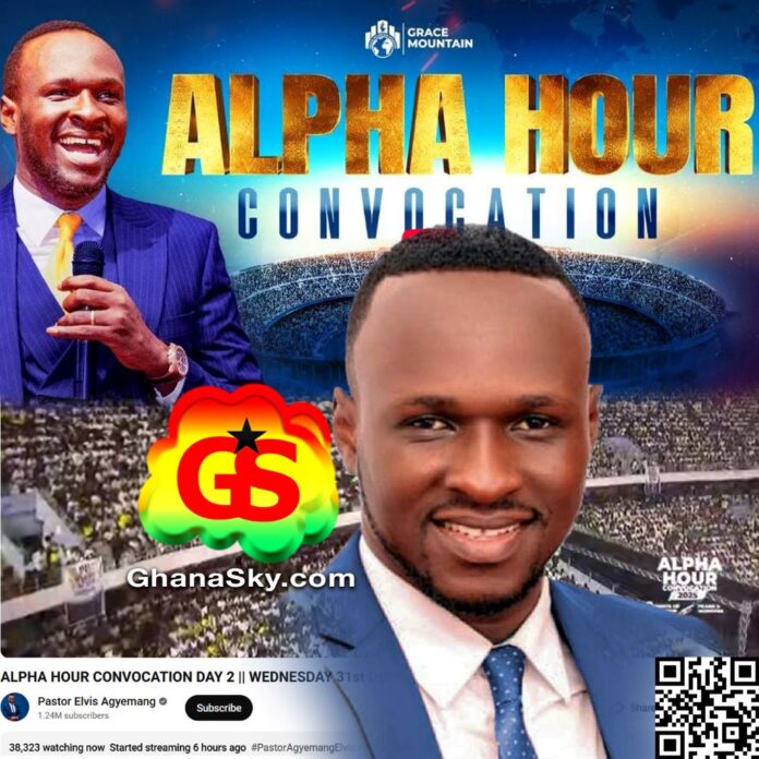 Pastor Elvis Agyemang, Alpha Hour Convocation, Accra Sports Stadium