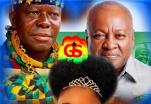 His Majesty, Otumfuo Osei Tutu II, President John Dramani Mahama, QueenLet