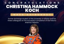 Astronauts Christina Koch