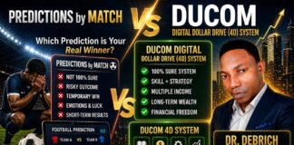 Football Match Predictions, Predictions by Match, DUCOM, Dr. Debrich Jeremiah Acheampong