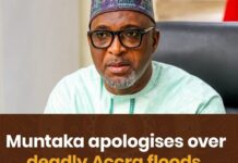 Interior Minister Mohammed Muntaka Mubarak, apologised to Ghanaians