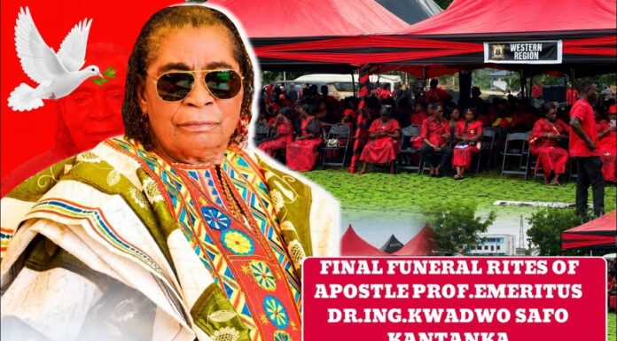 Kristo Asafo Mission, Apostle Kwadwo Safo Kantanka funeral