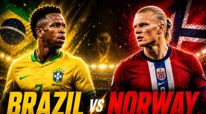 FIFA World Cup 2026 Round of 16, Brazil vs Norway 1-2