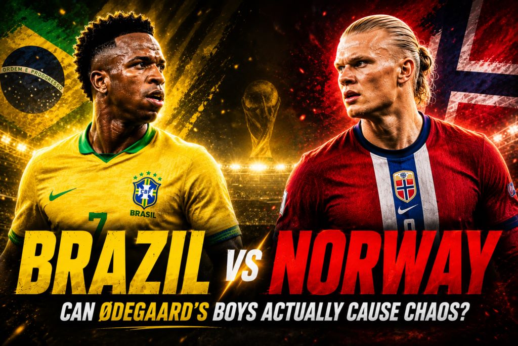 FIFA World Cup 2026 Round of 16, Brazil vs Norway 1-2